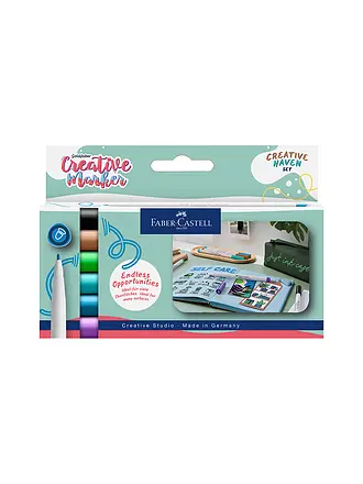 FABER-CASTELL | Goaf Marqueur Créatif 1.5 Set 6 pièces Haven | 